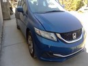 2014 HONDA CIVIC, BLUE, LX MODEL, 1.8L, AT.   A26288